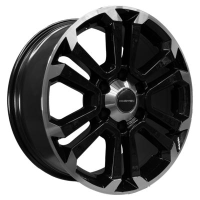 Khomen Wheels KHW1817 (Haval H5/Great Wall Hover H3/H5) 7,5x18 6x139,7 ET38 D100,1 Black-FP