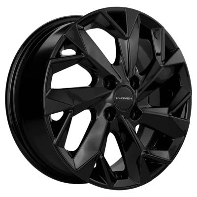 Khomen Wheels KHW1508 (Cobalt) 6x15 4x100 ET39 D56,6 Black