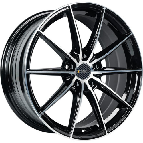 INCH FA8533 8x18 5x114,3 ET37 D66,5 Gloss Black Machined Face