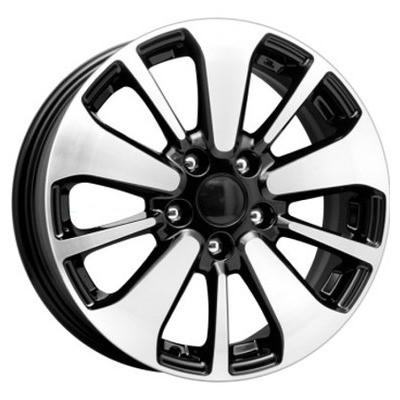 K&K KS688 6,5x16 5x112 ET39,5 D66,6 Almaz chernyy