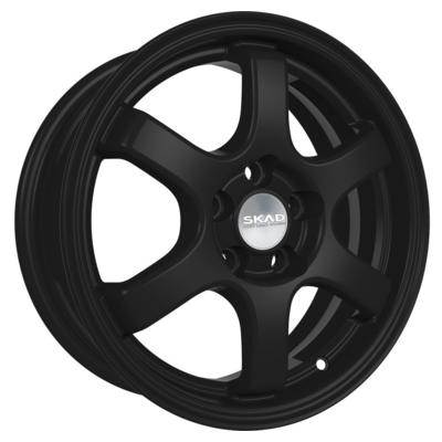 SKAD Kioto 6x15 4x98 ET38 D58,6 Chernyy matovyy