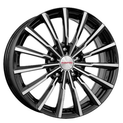 K&amp;K Akcent-original (KS641) 5,5x14 4x100 ET43 D60,1 Almaz chernyy